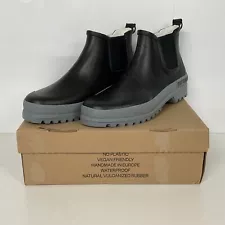 Stutterheim Chelsea Winter Walker 100% Natural Rubber Boots Men Size 44(E7)W#694