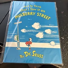 And To Think That I Saw It On Mulberry Street By Dr. Seuss Hardcover Kohls Cares