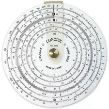 CONCISE Circular Slide Rule NO.300 100829 Made in Japan NEW