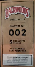 Backwoods Small Batch No. 002 Rare LMTD EDITION Collectible(EMPTY BOX & Packing)