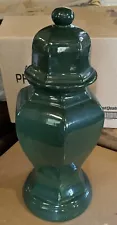 Large Ginger Jar Green 24” X 9”