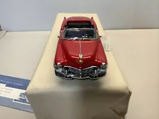 Franklin Mint 1953 Cadillac Eldorado Convertible LE 3057/9900 1/24 Red CA-137