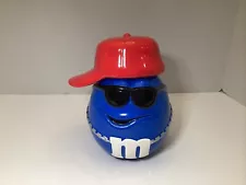 M&M Ceramic Cookie Candy Jar Container Hip Hop Lid Hat Galleria FAST Ship**READ*