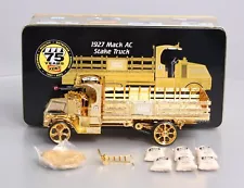 First Gear 18-2771 1:34 Kent Feeds 24 Karat Gold Plated 1927 Mack AC Stake Truck