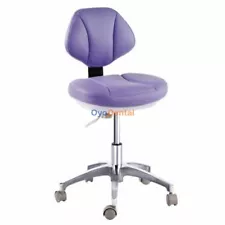 Mobile Dental Stool Doctor's Assistant Stools Mobile Chair Microfiber Leather