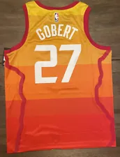 Rudy Gobert Utah Jazz Nike City Edition jersey 2019/20 sz L - 48