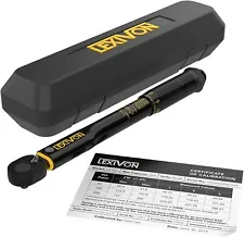 LEXIVON Inch Pound Torque Wrench 1/4-Inch Drive | 20~200 in-lb/2.26~22.6 Nm