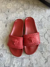 versace slides men red