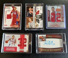 Blake Griffin Jersey Patch Card Lot Of 5. Rookie Cards and Autos