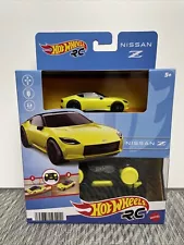 “SALE” Hot Wheels RC 1:64 Remote-Control Nissan Z In Yellow. Brand New In Box.