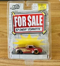 Jada For Sale 57 Chevy Corvette 1/64 Scale Diecast Barn Find Replica NIP 2007