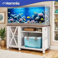 75 Gallon Wood Metal Fish Tank Stand Aquarium Cabinet Storage with Power Outlets