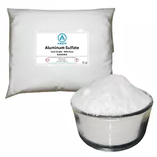 Aluminum Sulfate Tech Grade 5lb bag 99% pure