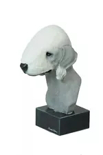 Bedlington Terrier hand-painted figurine Art-Dog