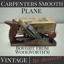 ✨VINTAGE✨ Corsair 9" Metal Bench Plane w/ Smooth Sole & Box | Made In USA!