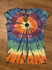 LOL Vintage T Shirt Womens Top Tie Dye Hippie Punk Sz XXL