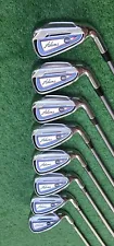 Adams 2015 Blue Iron Set 5-SW + 5 Hybrid Aldila SlimTech 55g Stiff Graphite RH