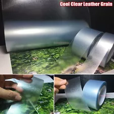 Useful Clear Matte Leather Grain Texture Vinyl Sticker Tape for Car Home Wrap AB