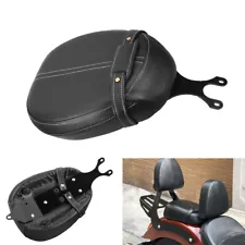 Black Passenger Cushion Pillion Seat For Indian Scout 2015-2018 Sixty 2016-2020 (For: 2016 Indian Scout Sixty)