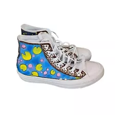 Converse Custom High Top All Stars Multicolor Art to wear Shoes Size 6.5