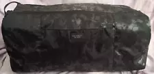 Victoria's Secret Embossed Floral Duffle Bag Weekender Overnighter Tote Gym