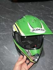 Kylin Kids BMX Motocross Helmet Size Youth X Large GREEN, YELLOW Off Road