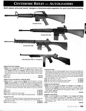 2005 Print Ad of Armalite M15A2 Carbine, AR-10A4 & AR-180B Rifle