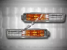 Fit For 1990 - 1991 Honda Accord Clear Front Bumper Signal Lights (For: 1991 Honda Accord)