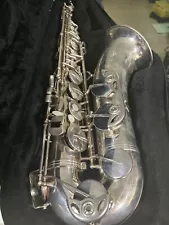 Silver Tenor saxophone selmer paris super action 80 series II