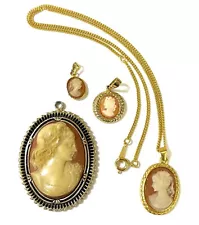 cameo necklace pendant top all at once Accessories Jewelry