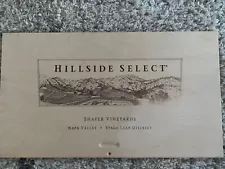 Shafer Hillside Select Large Wine Wood Panel Artwork