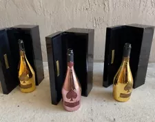 3Empty Bottle Ace Of Spade Parade,2Brut Gold & 1Rose With Box sleve , 750 ML