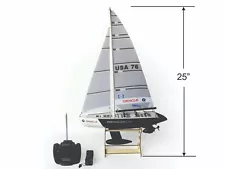 25” RC Remote Control 4 Channels Sailboat 120SH Motor - BMW Oracle