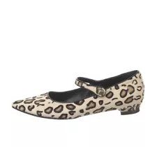 Manolo Blahnik Women’s Mary Jane Calf Hair Flats Shoes Size 36 / 6 US