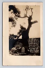 New Listing1909 Junipero Vizcaino Serra Oak Tree Monterey California CA Real Photo Postcard