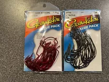 Gama. Hook Sale - 2 25ct Size 5/0 Offset Shank Worm EWG Fishing Hooks