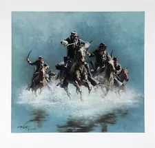 "Saber Charge" Fine Art by Artist Frank McCarthy