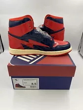 NEW Men’s 8.5 REVES PARIS / KIY '85 HI MIDNIGHT BLUE / RED