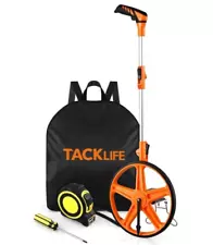 Tacklife Distance Measuring Wheel, 3-sections Folding Portable Collapsible Tool