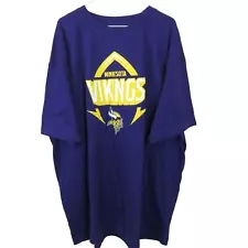 Minnesota Vikings Football Short Sleeve T Shirt - Women's 4XL