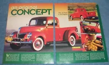 1941 Ford Restored to Original Pickup Truck Article "An Original Concept"