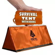 Storm Shelter Survival Tent for Bug Out Bag, Small Bivy Tent for Emergencies