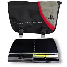 Sony Playstation 3 Fat 60GB CECHA01 Backwards Compatible Console W/Travel Bag