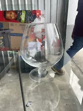 Hand Engraved extra large brandy glass