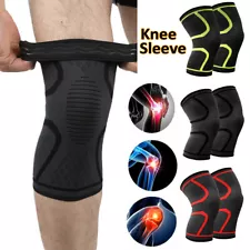 Knee Support Compression Sleeve Brace Patella Sport Joint Pain Arthritis Relief