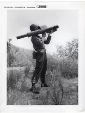 1962 US Army Redeye SAM Missile Gunner 8.5x11 Official Press Photo