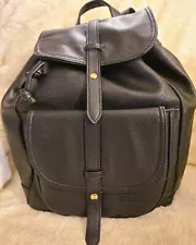 BELLA RUSSO FAUX LEATHER BACKPACK in EUC