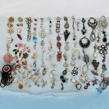 Lot of 100 Single Fashion Earrings For Crafting