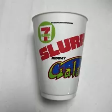 Vintage Old Galaga 7-11 Slurpee Cup Plastic Video Game Arcade 1980’s