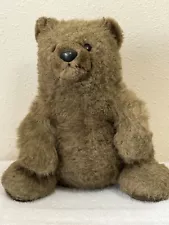 Plush 13 Inch Brown Teddy Bear Unknown Brand And Year No Tags